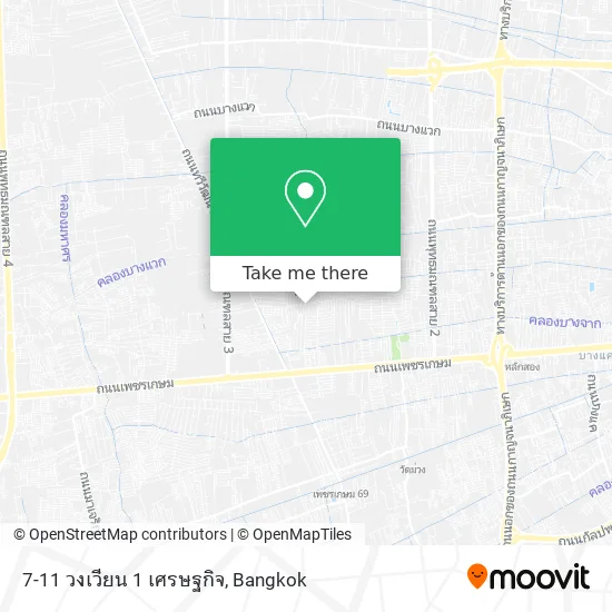 7-11 วงเวียน 1 เศรษฐกิจ map