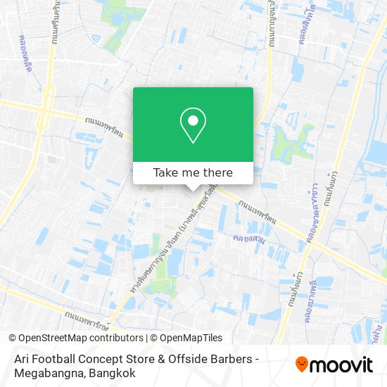 Ari Football Concept Store & Offside Barbers - Megabangna map