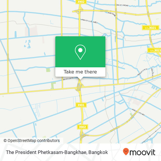 The President Phetkasam-Bangkhae map