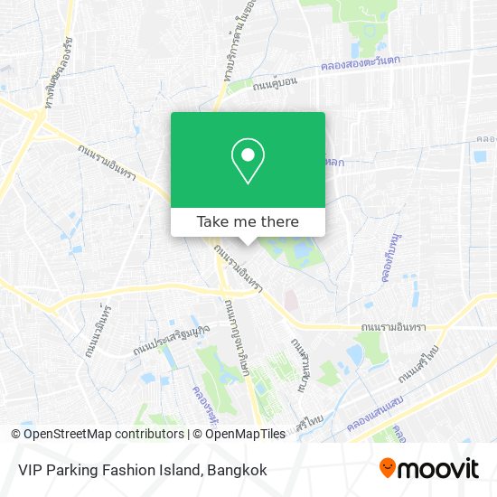 VIP Parking Fashion Island map