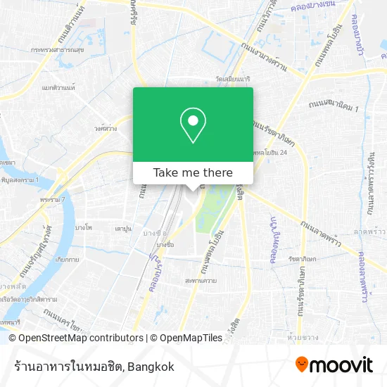 ร้านอาหารในหมอชิต map