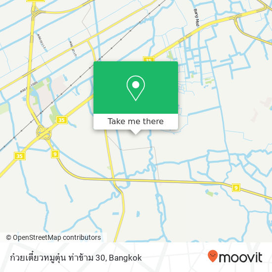 ก๋วยเตี๋ยวหมูตุ๋น ท่าข้าม 30 map