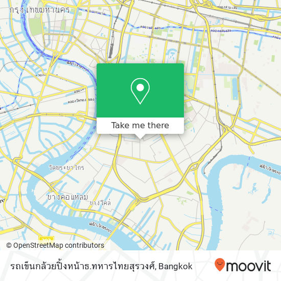 รถเข็นกล้วยปิ้งหน้าธ.ทหารไทยสุรวงศ์ map
