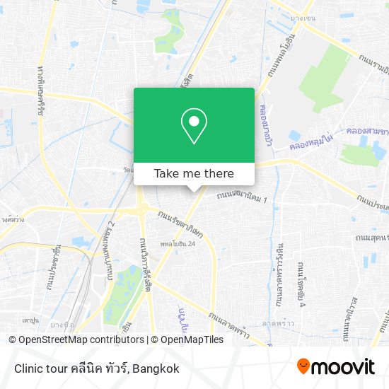 Clinic tour คลีนิค ทัวร์ map