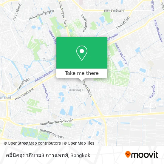คลีนิคสุขาภิบาล3 การแพทย์ map