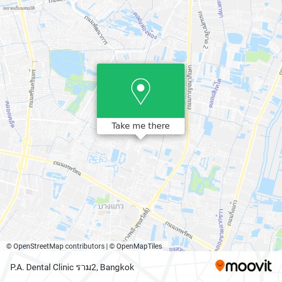 P.A. Dental Clinic ราม2 map