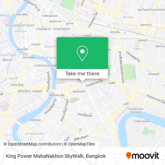 King Power MahaNakhon SkyWalk map