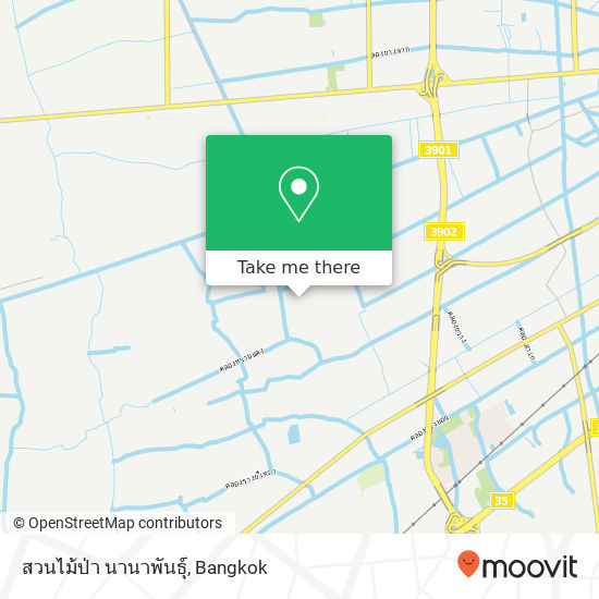 สวนไม้ป่า นานาพันธุ์ map