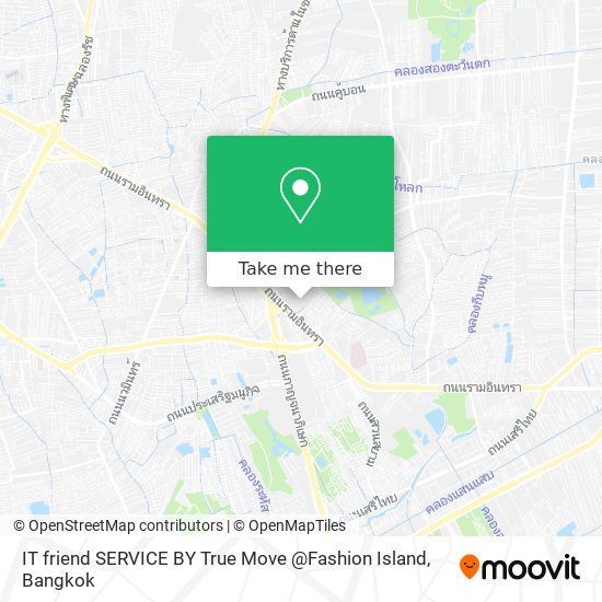 IT friend SERVICE BY True Move @Fashion Island map