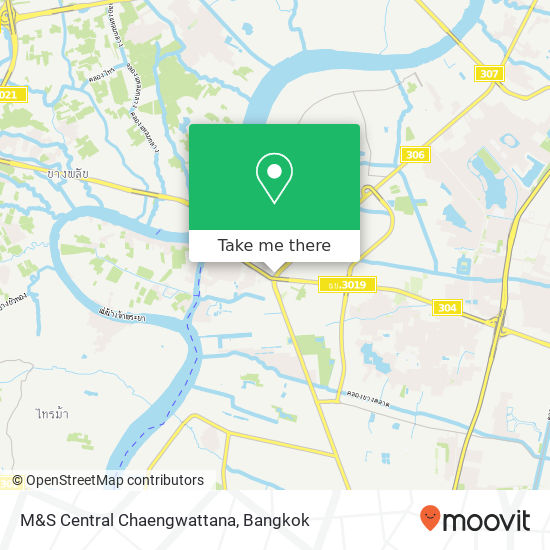 M&S Central Chaengwattana map