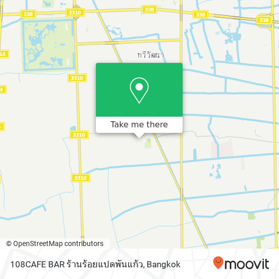 108CAFE BAR  ร้านร้อยแปดพันแก้ว map