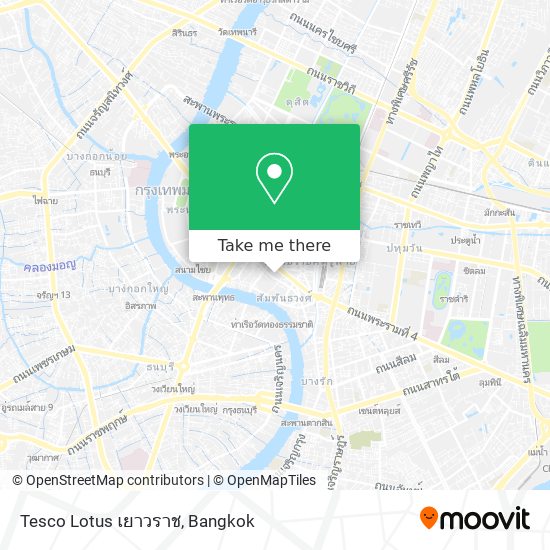 Tesco Lotus เยาวราช map
