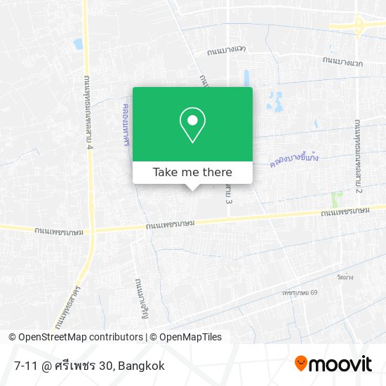 7-11 @ ศรีเพชร 30 map