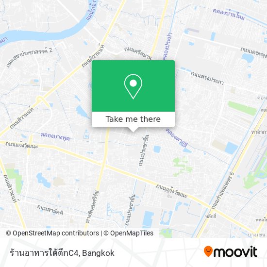 ร้านอาหารใต้ตึกC4 map