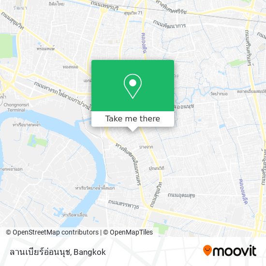 ลานเบียร์อ่อนนุช map