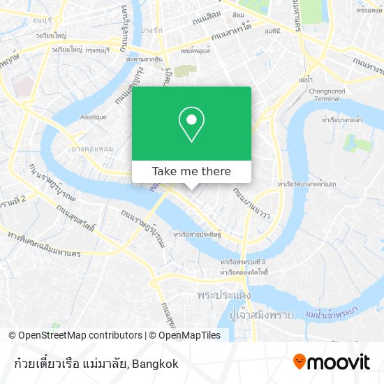 ก๋วยเตี๋ยวเรือ แม่มาลัย map