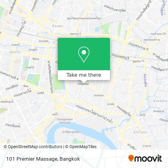 101 Premier Massage map