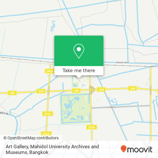 Art Gallery, Mahidol University Archives and Museums map