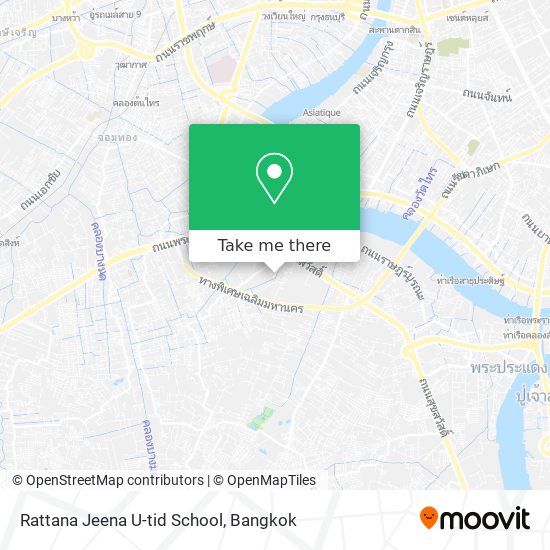 Rattana Jeena U-tid School map
