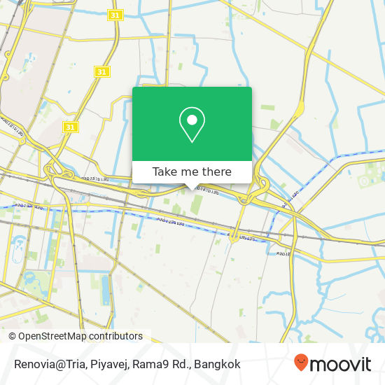 Renovia@Tria, Piyavej, Rama9 Rd. map