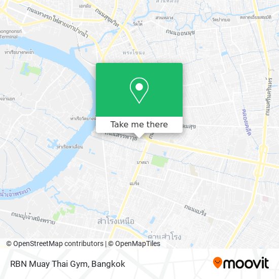 RBN Muay Thai Gym map