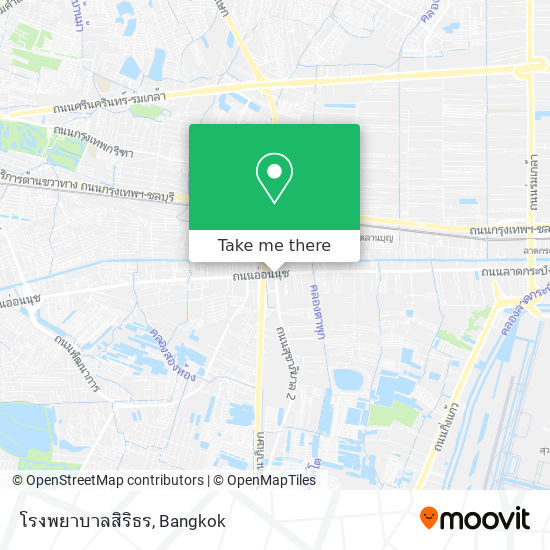 โรงพยาบาลสิริธร map