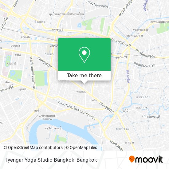 Iyengar Yoga Studio Bangkok map