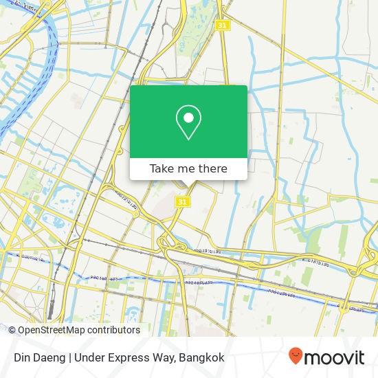 Din Daeng | Under Express Way map