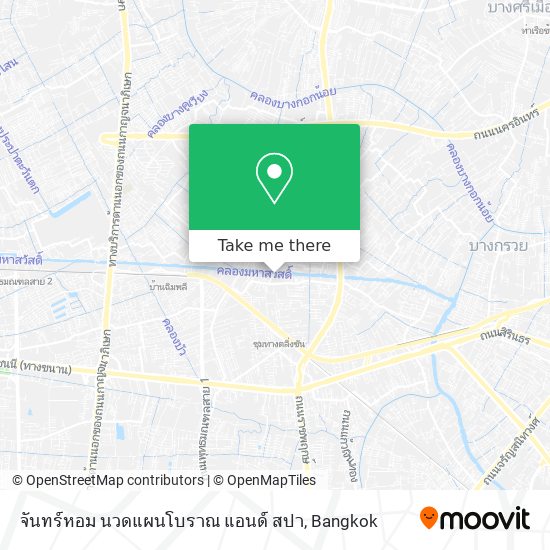 จันทร์หอม นวดแผนโบราณ แอนด์ สปา map