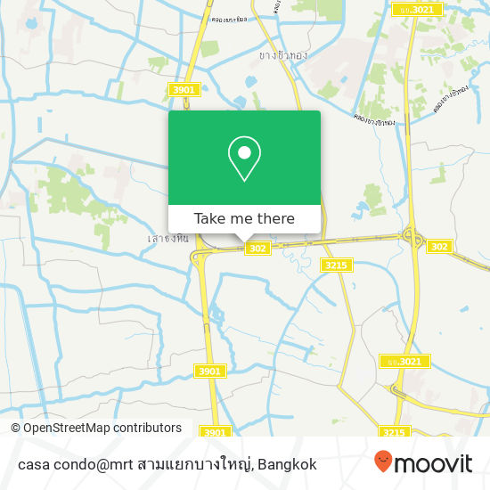 casa condo@mrt สามแยกบางใหญ่ map