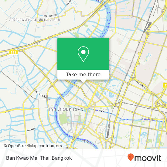 Ban Kwao Mai Thai map