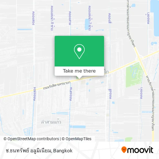 ช.ธนทรัพย์ อลูมิเนียม map