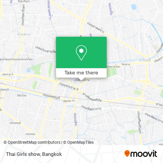 Thai Girls show map