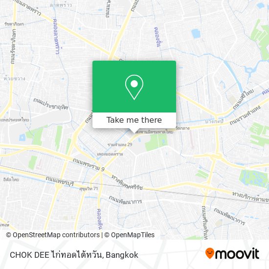 CHOK DEE ไก่ทอดไต้หวัน map