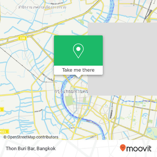 Thon Buri Bar map
