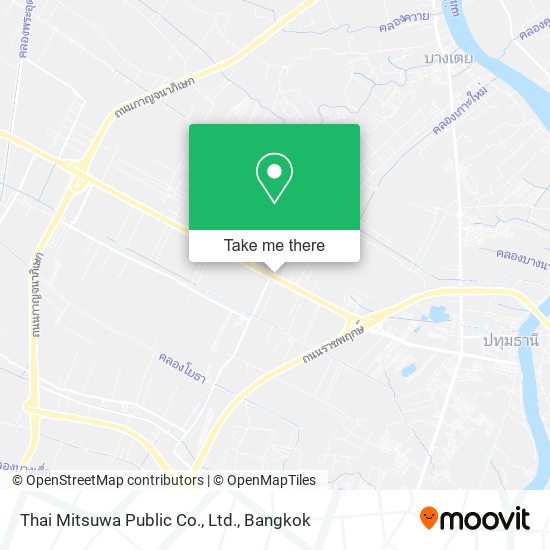 Thai Mitsuwa Public Co., Ltd. map