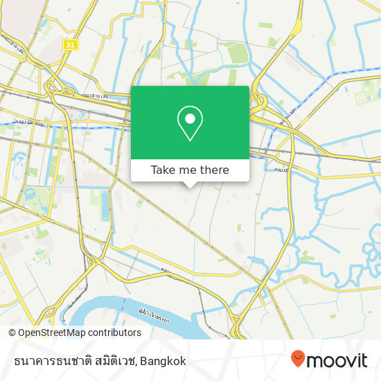 ธนาคารธนชาติ สมิติเวช map