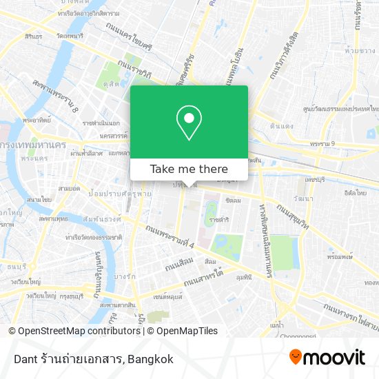 Dant ร้านถ่ายเอกสาร map