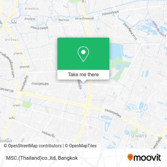 MSC.(Thailand)co.,ltd map