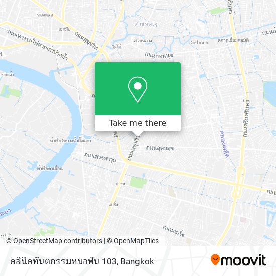 คลินิคทันตกรรมหมอฟัน 103 map