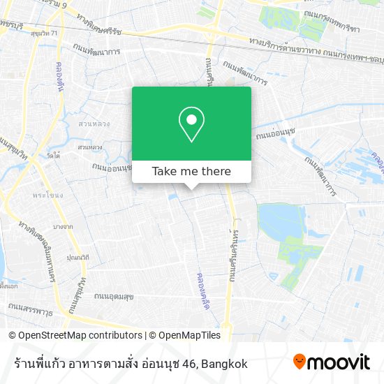 ร้านพี่แก้ว อาหารตามสั่ง อ่อนนุช 46 map