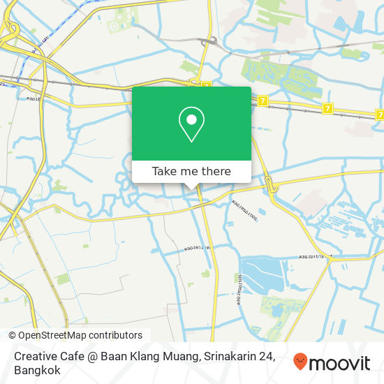 Creative Cafe @ Baan Klang Muang, Srinakarin 24 map