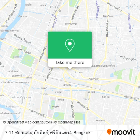 7-11 ซอยแสงอุทัยทิพย์, ศรีดินแดง4 map