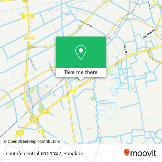 santafe central พระราม2 map