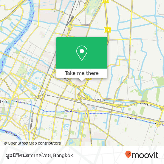 มูลนิธิคนตาบอดไทย map