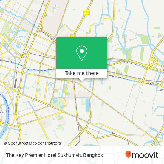 The Key Premier Hotel Sukhumvit map