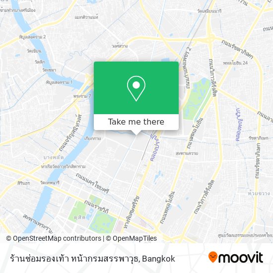 ร้านซ่อมรองเท้า หน้ากรมสรรพาวุธ map