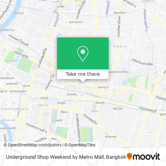 Underground Shop Weekend by Metro Mall map