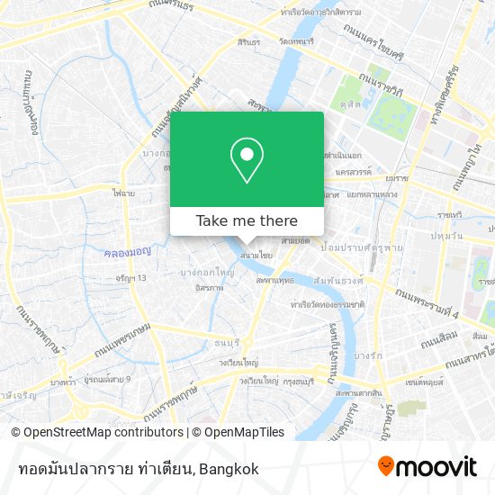 ทอดมันปลากราย ท่าเตียน map