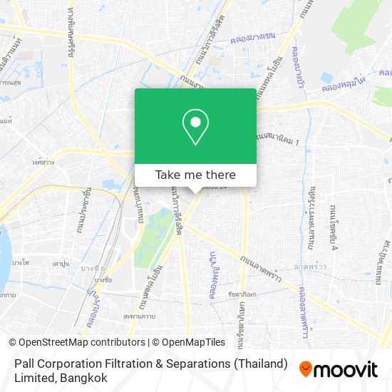 Pall Corporation Filtration & Separations (Thailand) Limited map